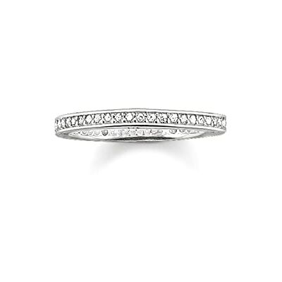 THOMAS SABO Dámský prsten Eternity stříbro 925 zirkon bílý kulatý výbrus TR1983-051-14, stříbro, zirkony. THOMAS SABO Dámský prsten Eternity stříbro 925 zirkon bílý kulatý výbrus TR1983-051-14, stříbro, zirkony.