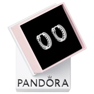 Pandora Signature kreolské náušnice pavé srdce, pozlacené 14karátovým zlatem, Kov, Kubická zirkonie Pandora Signature kreolské náušnice pavé srdce, pozlacené 14karátovým zlatem, Kov, Kubická zirkonie