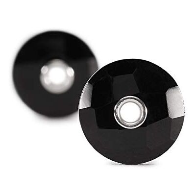 Trollbeads Dámské náušnice Black Onyx sklo 86103, Sklo, Onyx Trollbeads Dámské náušnice Black Onyx sklo 86103, Sklo, Onyx