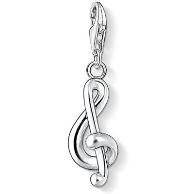 THOMAS SABO Přívěsek s přívěskem, notový klíč, sterlingové stříbro 925 THOMAS SABO Přívěsek s přívěskem, notový klíč, sterlingové stříbro 925