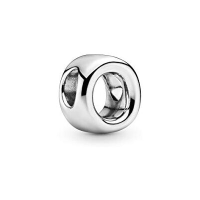 Pandora Charms písmeno, sterlingové stříbro, Stříbro, Bez drahokamu Pandora Charms písmeno, sterlingové stříbro, Stříbro, Bez drahokamu