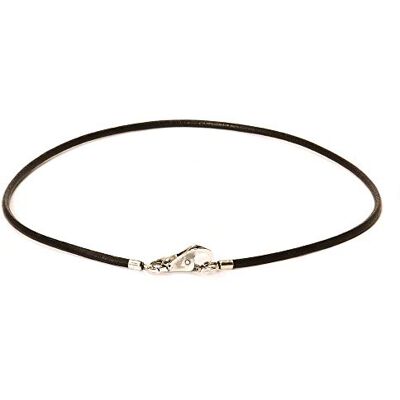 Trollbeads Kožený náhrdelník černý bez zapínání, Kůže, Sladkovodní perly Trollbeads Kožený náhrdelník černý bez zapínání, Kůže, Sladkovodní perly
