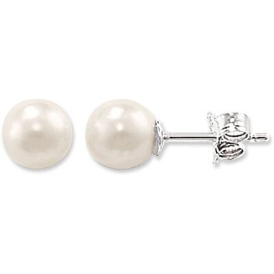 THOMAS SABO Dámské náušnice Glam & Soul, stříbro 925, bílá perla – H1430-028-14 THOMAS SABO Dámské náušnice Glam & Soul, stříbro 925, bílá perla – H1430-028-14