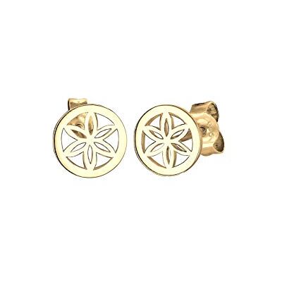 Elli Náušnice Květina Ornament Filigran 925 sterlingové stříbro Elli Náušnice Květina Ornament Filigran 925 sterlingové stříbro