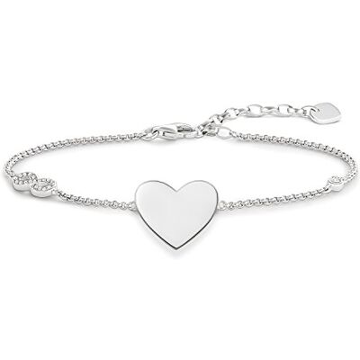 THOMAS SABO Dámský náramek srdce Infinity 925 sterlingové stříbro A1486-416-14-L19,5 V THOMAS SABO Dámský náramek srdce Infinity 925 sterlingové stříbro A1486-416-14-L19,5 V