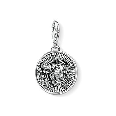 THOMAS SABO Dámský pánský přívěsek se znamením zvěrokruhu Panna Charm Club 925 sterlingové stříbro 1645-643-21, Univerzální velikost, Sterlingové stříbro, Kubická zirkonie THOMAS SABO Dámský pánský přívěsek se znamením zvěrokruhu Panna Charm Club 925 sterlingové stříbro 1645-643-21, Univerzální velikost, Sterlingové stříbro, Kubická zirkonie