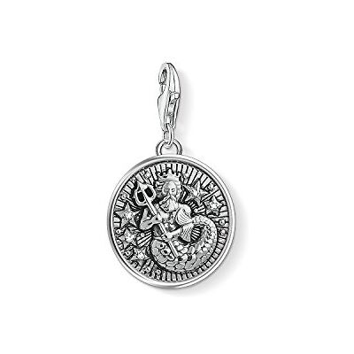 THOMAS SABO Dámský pánský přívěsek se znamením zvěrokruhu Panna Charm Club 925 sterlingové stříbro 1645-643-21, Univerzální velikost, Sterlingové stříbro, Kubická zirkonie THOMAS SABO Dámský pánský přívěsek se znamením zvěrokruhu Panna Charm Club 925 sterlingové stříbro 1645-643-21, Univerzální velikost, Sterlingové stříbro, Kubická zirkonie
