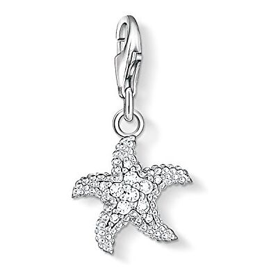 THOMAS SABO Dámský elegantní přívěsek mořská hvězdice Charm Club 925 sterlingové stříbro 1528-051-14, Sterlingové stříbro, Zirkonový pavé bílý THOMAS SABO Dámský elegantní přívěsek mořská hvězdice Charm Club 925 sterlingové stříbro 1528-051-14, Sterlingové stříbro, Zirkonový pavé bílý