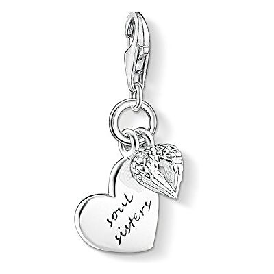 THOMAS SABO Charm Club Original love theme with Lobster Clasp 925 Sterling Silver Jewellery Compatible with Bracelets & Necklaces, Sterlingové stříbro, není k dispozici THOMAS SABO Charm Club Original love theme with Lobster Clasp 925 Sterling Silver Jewellery Compatible with Bracelets & Necklaces, Sterlingové stříbro, není k dispozici