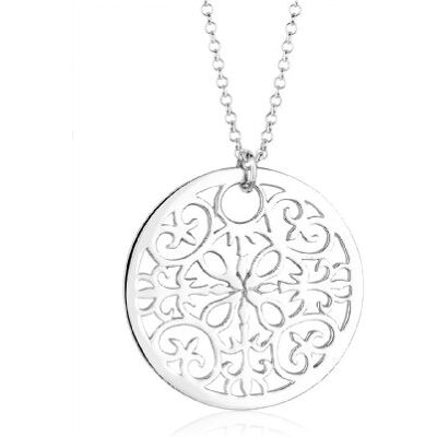Elli Náhrdelník se symbolem mince ornament stříbro 925 Elli Náhrdelník se symbolem mince ornament stříbro 925