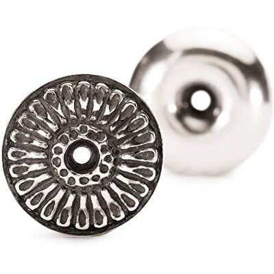 Trollbeads Damen-Ohrstecker Daisy Donut 925 Silber TAGEA-20001 Trollbeads Damen-Ohrstecker Daisy Donut 925 Silber TAGEA-20001
