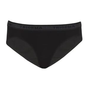 Trigema Bokové slipy v dvojitém balení, černá, XS Trigema Bokové slipy v dvojitém balení, černá, XS