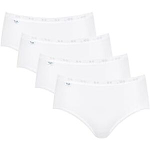 Sloggi Dámské Basic+ Midi C4p Midi (4 ks v balení), bílá Sloggi Dámské Basic+ Midi C4p Midi (4 ks v balení), bílá