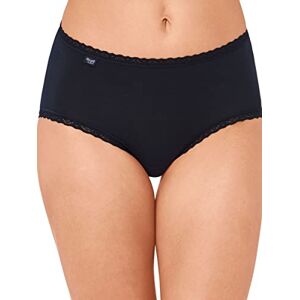 Sloggi Dámské slipy 24/7 Cotton Lace Midi, černá Sloggi Dámské slipy 24/7 Cotton Lace Midi, černá