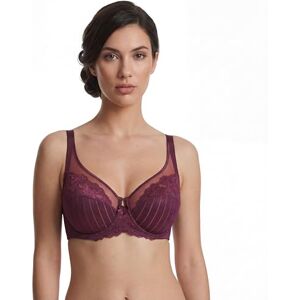 Selene Dámská podprsenka Mariluz s kosticemi, Bordó Selene Dámská podprsenka Mariluz s kosticemi, Bordó