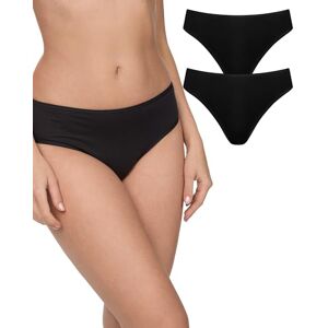 Nur Die Balení 2 ks Midi slipy vícebarevné z bavlny Stretch spodní prádlo spodky Basic balení více kusů dámských, černá, L Nur Die Balení 2 ks Midi slipy vícebarevné z bavlny Stretch spodní prádlo spodky Basic balení více kusů dámských, černá, L