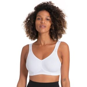 DORINA Dámská sportovní podprsenka, Flex D1901A, černobílá, bílá, 90B DORINA Dámská sportovní podprsenka, Flex D1901A, černobílá, bílá, 90B