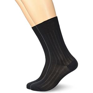 DIM Pánské ponožky Fil D'Écosse jemné žebrování elegance a jemnost x2, černá, 43-46 DIM Pánské ponožky Fil D'Écosse jemné žebrování elegance a jemnost x2, černá, 43-46