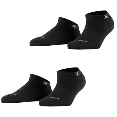 Burlington Dámské ponožky do tenisek (balení 2 ks), černá (Black 3000) Burlington Dámské ponožky do tenisek (balení 2 ks), černá (Black 3000)