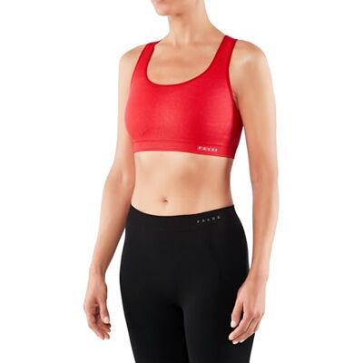 FALKE Dámská sportovní podprsenka Madison Low Support, materiál sportovní výkon, 1 kus, červená (Mars Red 8131), velikost: XS FALKE Dámská sportovní podprsenka Madison Low Support, materiál sportovní výkon, 1 kus, červená (Mars Red 8131), velikost: XS