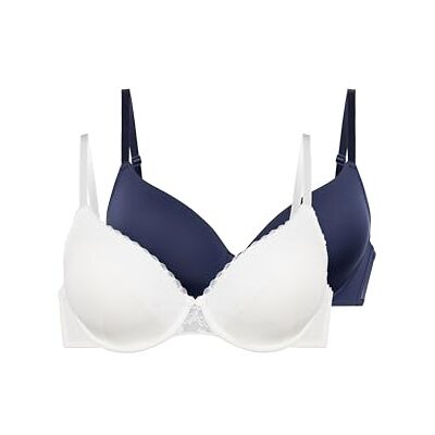Dorina Damen Sonia-2pp-light Padded Demi Demi Bra (2er Pack) Dorina Damen Sonia-2pp-light Padded Demi Demi Bra (2er Pack)