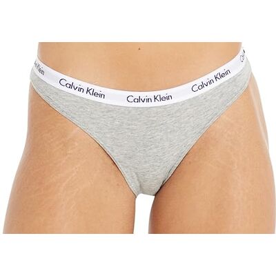 Calvin Kolotoč bikiny slip, pruhy/sněhové hedvábí, Grey (Grey Heather) Calvin Kolotoč bikiny slip, pruhy/sněhové hedvábí, Grey (Grey Heather)