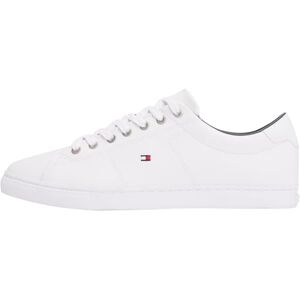 Tommy Hilfiger Pánské košíčky Sneaker Essential Leather boty, bílá, 44 EU Tommy Hilfiger Pánské košíčky Sneaker Essential Leather boty, bílá, 44 EU