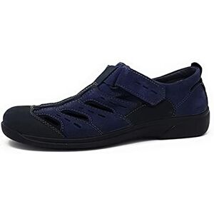 Rohde Pánské kožené mokasíny polobotky suchý zip Rostock 1233, modrá, 44 V celé EU Rohde Pánské kožené mokasíny polobotky suchý zip Rostock 1233, modrá, 44 V celé EU