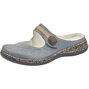 Rieker Dámské 46391Clogs, modrá 14, 40 EU Rieker Dámské 46391Clogs, modrá 14, 40 EU