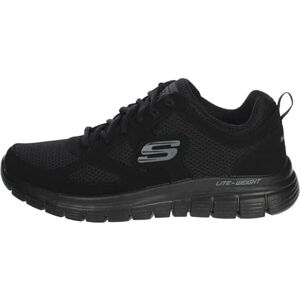 Skechers Burns- Agoura pánské sportovní boty, Black Leather Mesh Trim, 40 EU Skechers Burns- Agoura pánské sportovní boty, Black Leather Mesh Trim, 40 EU