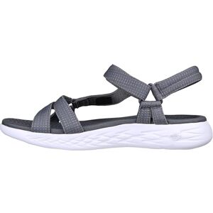 Skechers Dámské On-the-go 600 Brilliancy sportovní sandály, Charcoal Textile Trim, 38 EU Skechers Dámské On-the-go 600 Brilliancy sportovní sandály, Charcoal Textile Trim, 38 EU
