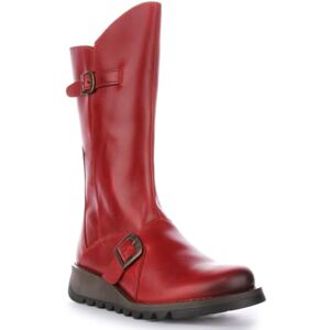 FLY London Femme MES 2 gumové holínky, Červená Red 001 FLY London Femme MES 2 gumové holínky, Červená Red 001