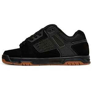 DC Shoes DC Herren Stag Low Top Skateschuh, Schwarz (Black/Gum), 12.5 DC Shoes DC Herren Stag Low Top Skateschuh, Schwarz (Black/Gum), 12.5