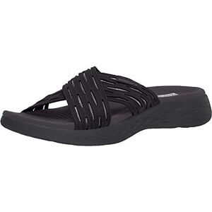 Skechers Dámské sandály Go Run 600-Sunrise, Black Textile Skechers Dámské sandály Go Run 600-Sunrise, Black Textile