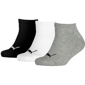 PUMA Ponožky pro chlapce tenisky, šedé/bílé/černé, 38 EU, šedá/bílá/černá PUMA Ponožky pro chlapce tenisky, šedé/bílé/černé, 38 EU, šedá/bílá/černá