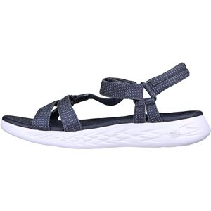 Skechers Dámské On-the-go 600 Brilliancy sportovní sandály, Navy Textile Trim, 36 EU Skechers Dámské On-the-go 600 Brilliancy sportovní sandály, Navy Textile Trim, 36 EU