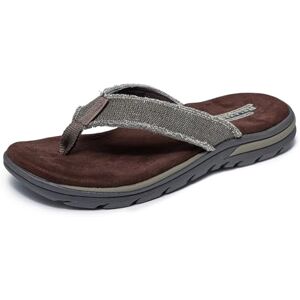 Skechers Supreme Bosnia Sandal pánské žabky, Hnědá Choc Skechers Supreme Bosnia Sandal pánské žabky, Hnědá Choc