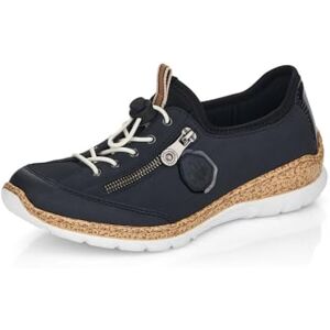 Rieker Dámské nízké tenisky N4263, dámské polobotky, modrá 14 Rieker Dámské nízké tenisky N4263, dámské polobotky, modrá 14