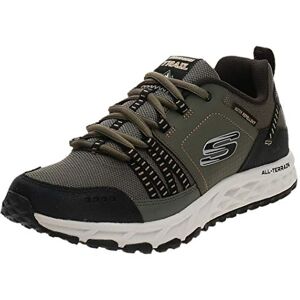 Skechers Pánské Escape Plan Sneakers, Olivová Leather Mesh Black Trim, 44 EU Skechers Pánské Escape Plan Sneakers, Olivová Leather Mesh Black Trim, 44 EU