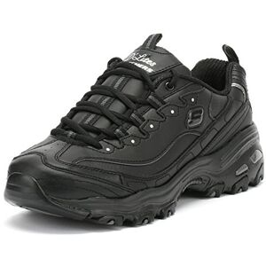 Skechers D'Lites Fresh Start šněrovací tenisky pro dámy s paměťovou pěnou módní boty černá/bílá EU, Black Leather Mesh Charcoal Trim Ll, 40 EU Skechers D'Lites Fresh Start šněrovací tenisky pro dámy s paměťovou pěnou módní boty černá/bílá EU, Black Leather Mesh Charcoal Trim Ll, 40 EU