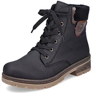 Rieker Dámské šněrovací kozačky Y7418, dámské kozačky, černá 00. Rieker Dámské šněrovací kozačky Y7418, dámské kozačky, černá 00.