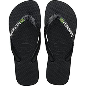 Havaianas unisex dětské Brasil logo žabky, černé (Black / Black), 25/26 EU Havaianas unisex dětské Brasil logo žabky, černé (Black / Black), 25/26 EU
