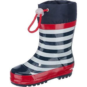 Playshoes Dětské holínky z přírodního kaučuku, trendy unisex holínky do deště s odrazkami, Námořní pěchota, 32/33 EU Playshoes Dětské holínky z přírodního kaučuku, trendy unisex holínky do deště s odrazkami, Námořní pěchota, 32/33 EU
