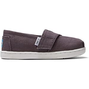 TOMS Unisex dětské Alpargata ploché pantofle, Šedá, 26 EU TOMS Unisex dětské Alpargata ploché pantofle, Šedá, 26 EU