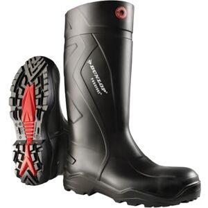Dunlop gumové holínky Purofort vysoké boty 44, černé Dunlop gumové holínky Purofort vysoké boty 44, černé