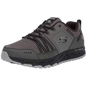Skechers Pánské Escape Plan Sneakers, Charcoal Leather Mesh Black Trim, 43 EU Skechers Pánské Escape Plan Sneakers, Charcoal Leather Mesh Black Trim, 43 EU