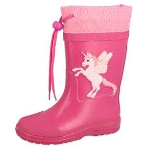 Beck Dívčí gumáky Unicorn, Tmavorůžová Beck Dívčí gumáky Unicorn, Tmavorůžová