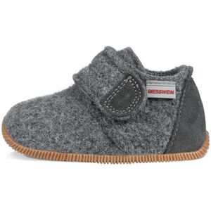 Giesswein Unisex dětské pantofle bez podšívky, Břidlice 017 Giesswein Unisex dětské pantofle bez podšívky, Břidlice 017