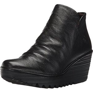 FLY London Dámské kotníkové boty Yip, Černá Black 017 FLY London Dámské kotníkové boty Yip, Černá Black 017