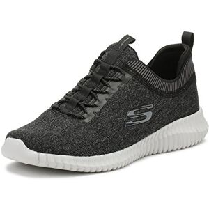 Skechers Pánské polobotky Elite Flex Hartnell, Black Gray Mesh Trim Skechers Pánské polobotky Elite Flex Hartnell, Black Gray Mesh Trim